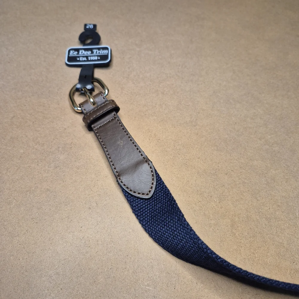 Kids' Brown and Navy Belt